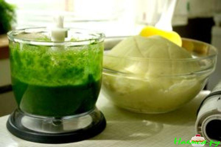 Картофельно-шпинатное пюре  