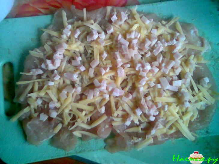 Рулетики куриные