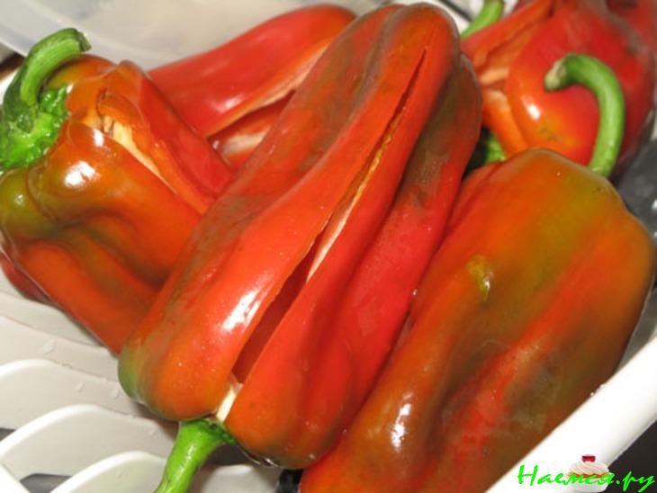 Перец, фаршированный сыром брынза