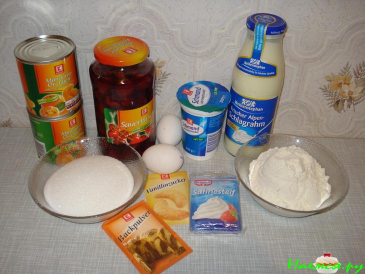 Торт 'Фруктовый сад'