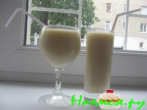 Молочно-мятный коктейль