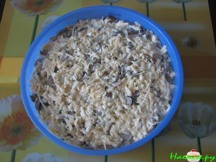 Грибной пирог "Пальчики оближешь"