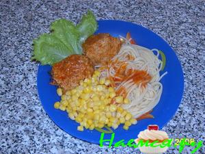 Ежики куриные с рисом