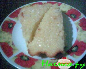 Лимонный манник с ананасами (на сыворотке)