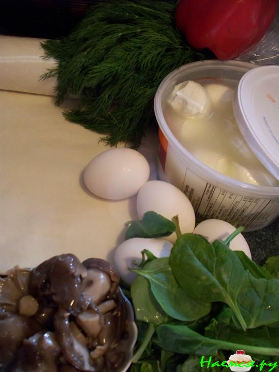 Пирог фермерский "Яичница с сыром"