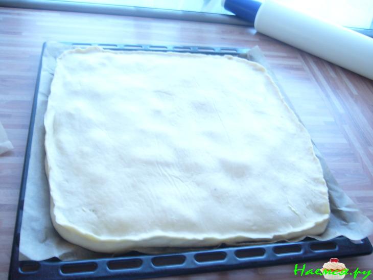 Пирог с окорочками и картофелем