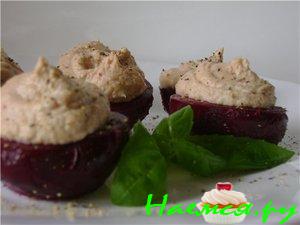 Мусс из тунца с фруктами