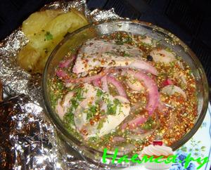 Сельдь в горчичном маринаде