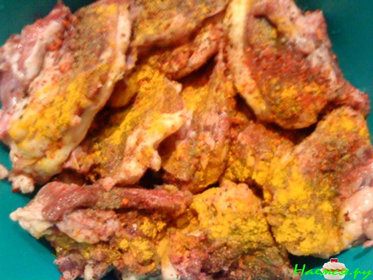 Утка с шафраном