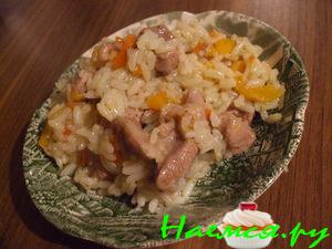 Плов с мясом индейки и абрикосами