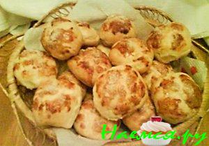 Булочки с шоколадом и орехами