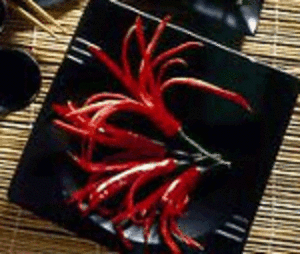 Цветы из перчика