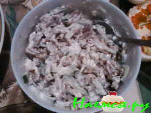 Салат "Фальшивый язык" Салат "Фальшивый язык"