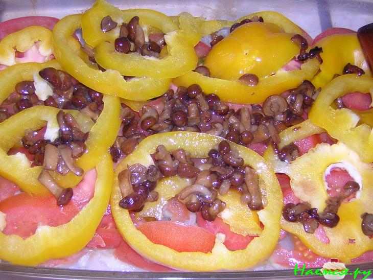 Треска с овощами Треска с овощами