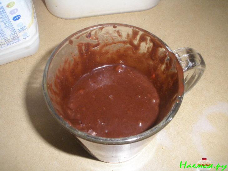 Готовим с детьми. Шоколадный пирог в стакане за пять минут (вариант) 