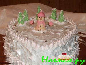 Торт бисквитный 'Новогодняя сказка'