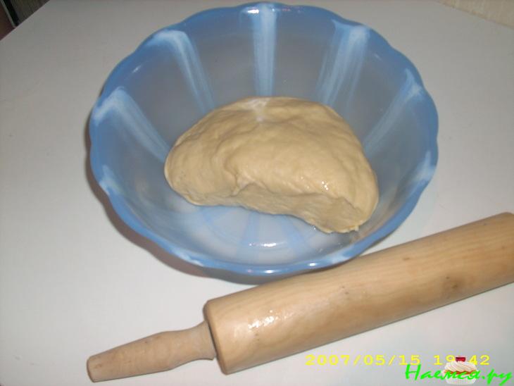 Пирог из филе минтая