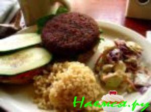 Гамбургер из грибов