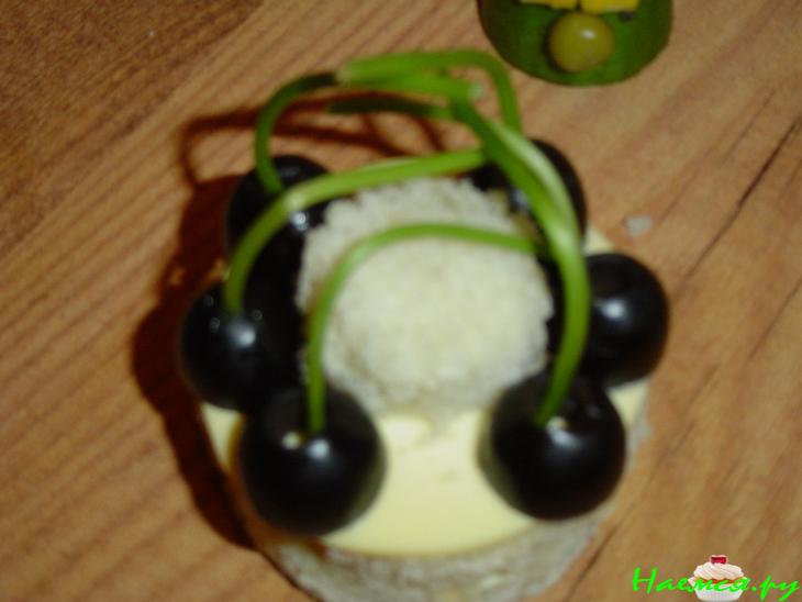 Украшение к салату "Золотая рыбка"