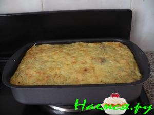 Пирог из домашней лапши