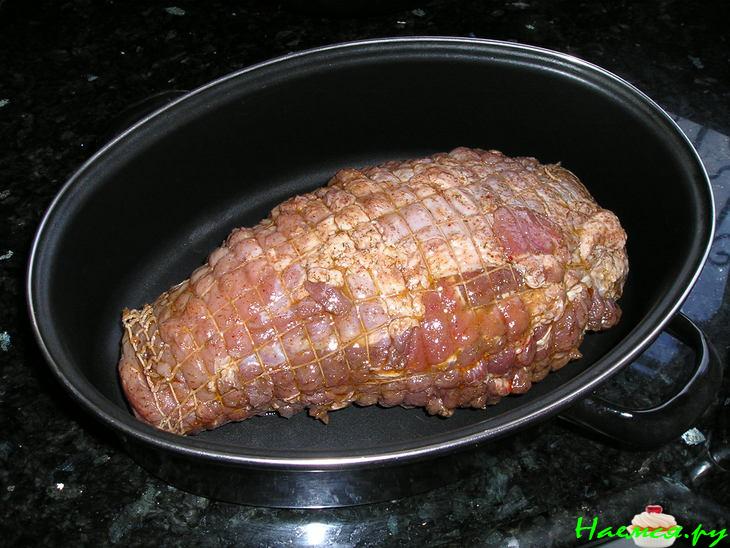 Свинина в сетке