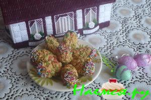 Пасхальные яйца-десерт для детей