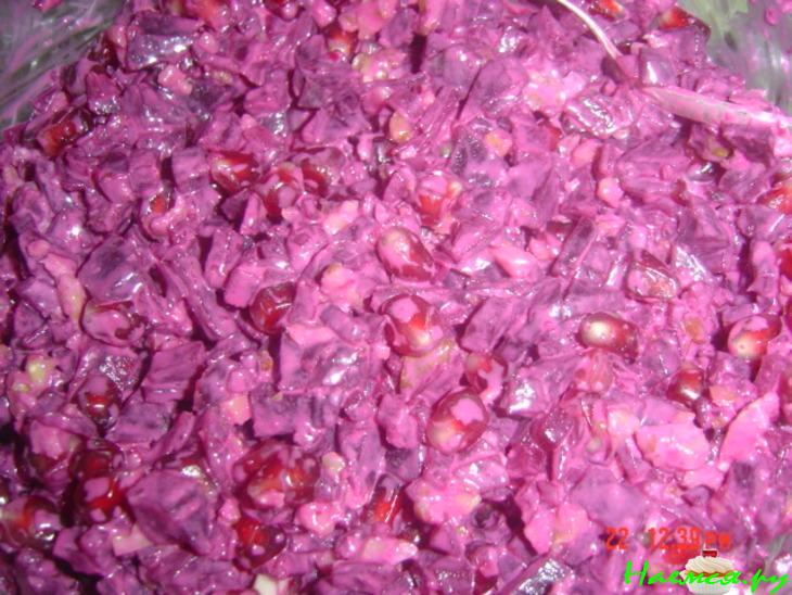 Салат гранатовый