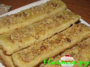 Творожные палочки с орешками