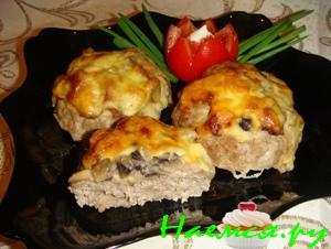 Котлеты под сырной шубкой