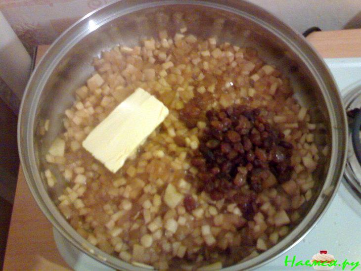 Постный пирог с яблоками