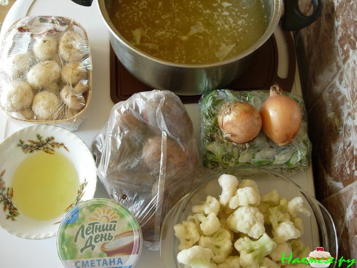 Суп-пюре с грибами «Первый снег»