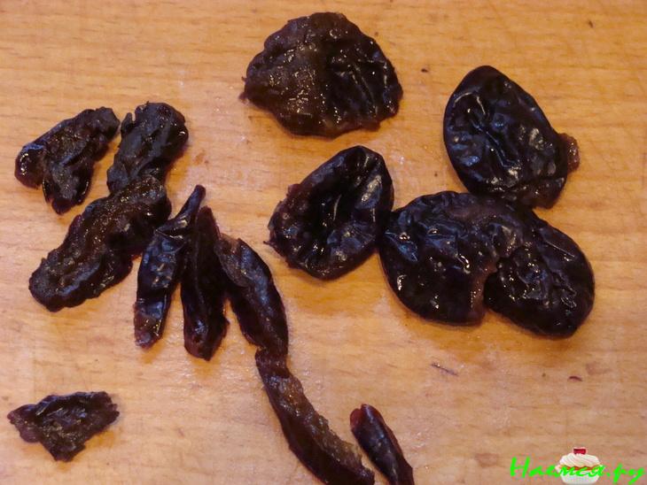 Пирог творожный с черносливом "Нежность"