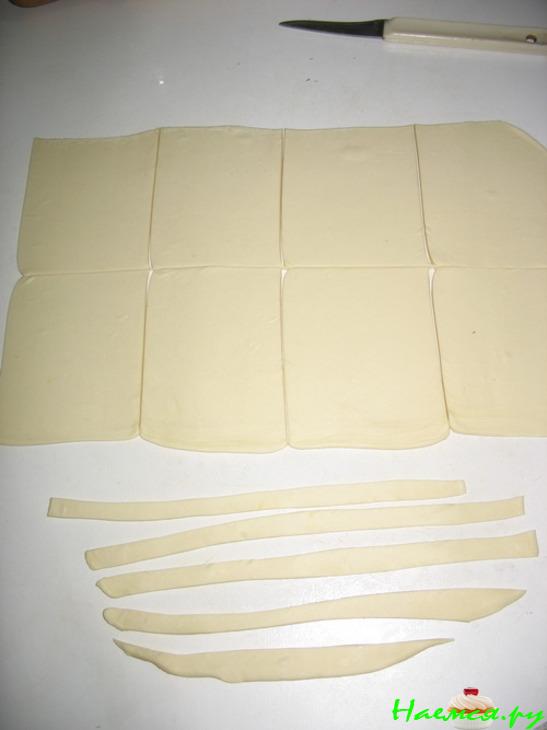 "Котлеты в слоёной плетенке"