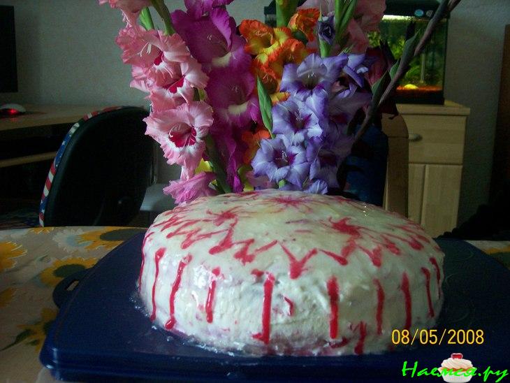 Малиновый тортик