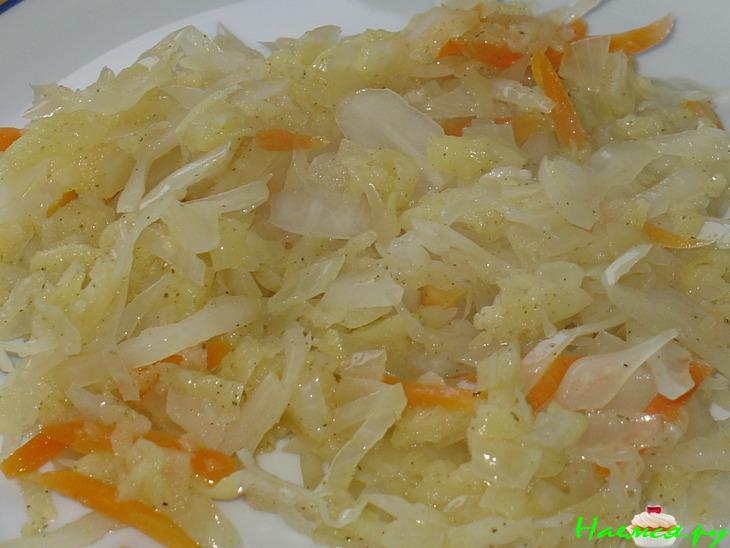 Любимая капустка к нюрнбергским мини-колбаскам