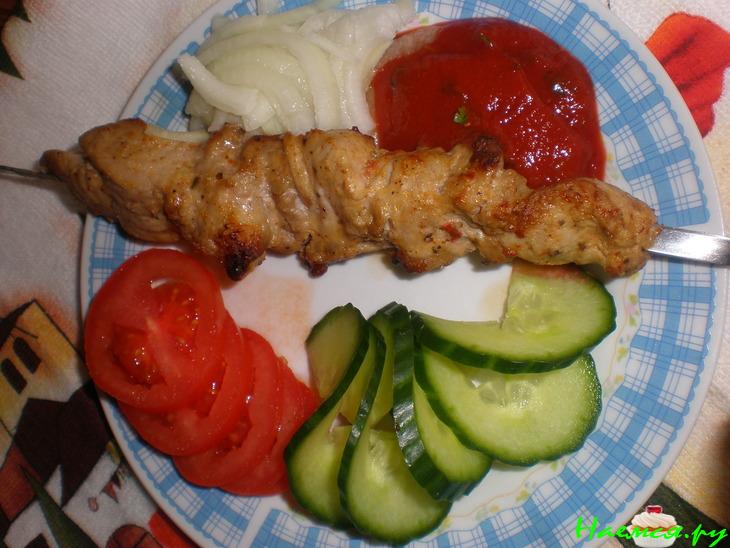 Шашлык и закуска к нему