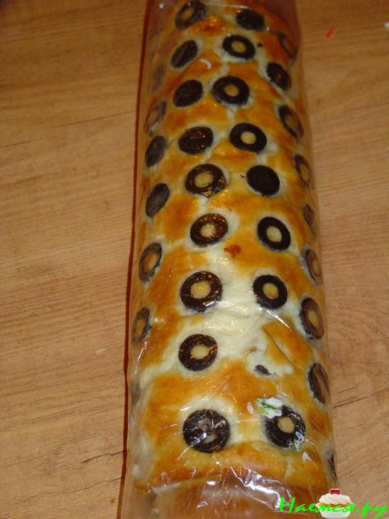 Рулет из заварного теста