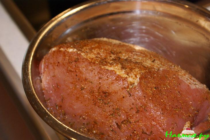 Буженина паровая с французскими травами