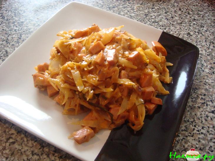 Тушенная капуста "Домашняя"