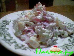 Салат "Экзотический" с авокадо и манго