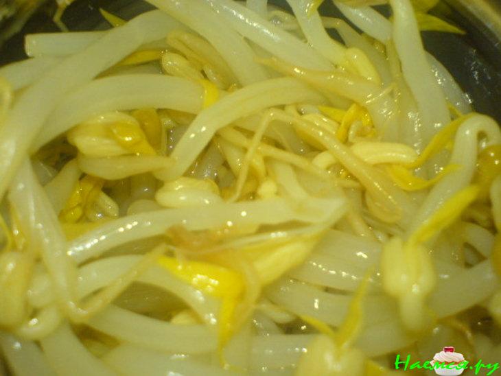 Мясо, соя и сырная корочка