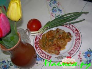 Рыба в соусе с корнишонами