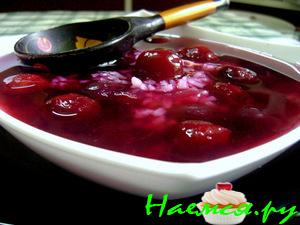 Вишневый суп