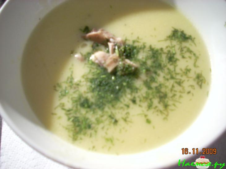 Крем-суп с Курицей и Цветной капустой Крем-суп с Курицей и Цветной капустой