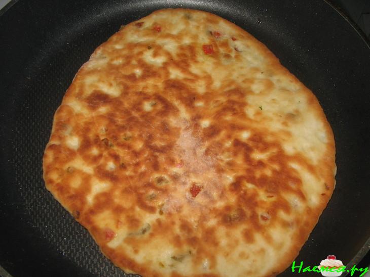 Индийский хлеб с разными начинками