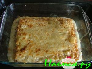 Чесночная лазанья