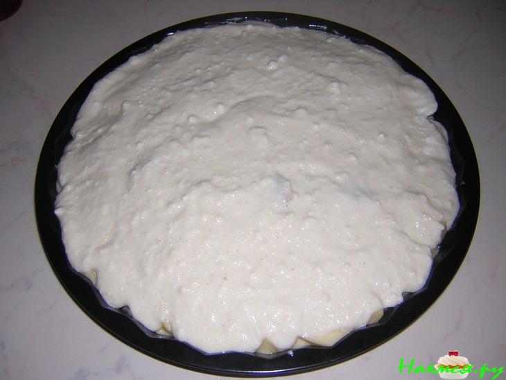 Манник с творожно-фруктовой начинкой