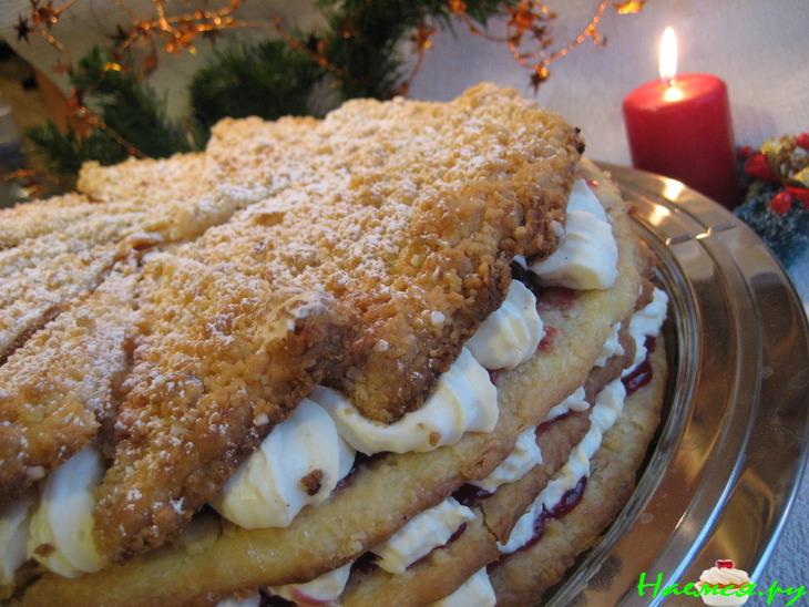 Торт Новогодний со штрейзелем