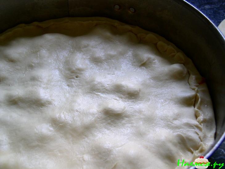 Рыбный дрожжевой пирог (морской язык)