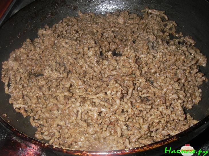 Горячий салат из баклажанов и баранины